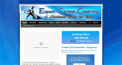 Desktop Screenshot of expertcarpetcleaning.co.za